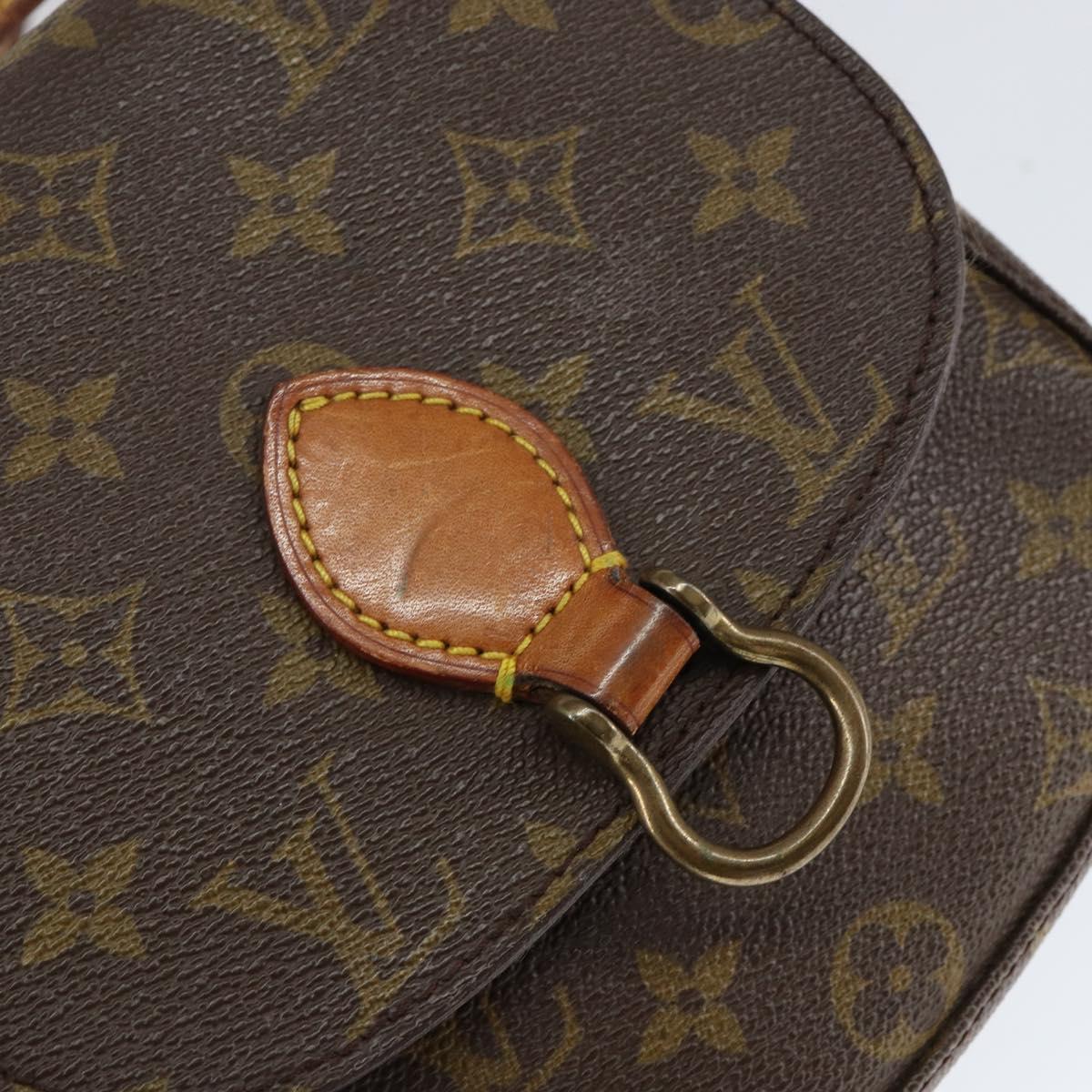 LOUIS VUITTON Monogram Saint Cloud PM Shoulder Bag M51244 LV Auth 149031