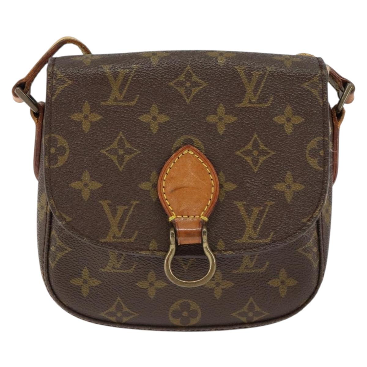 LOUIS VUITTON Monogram Saint Cloud PM Shoulder Bag M51244 LV Auth 149031