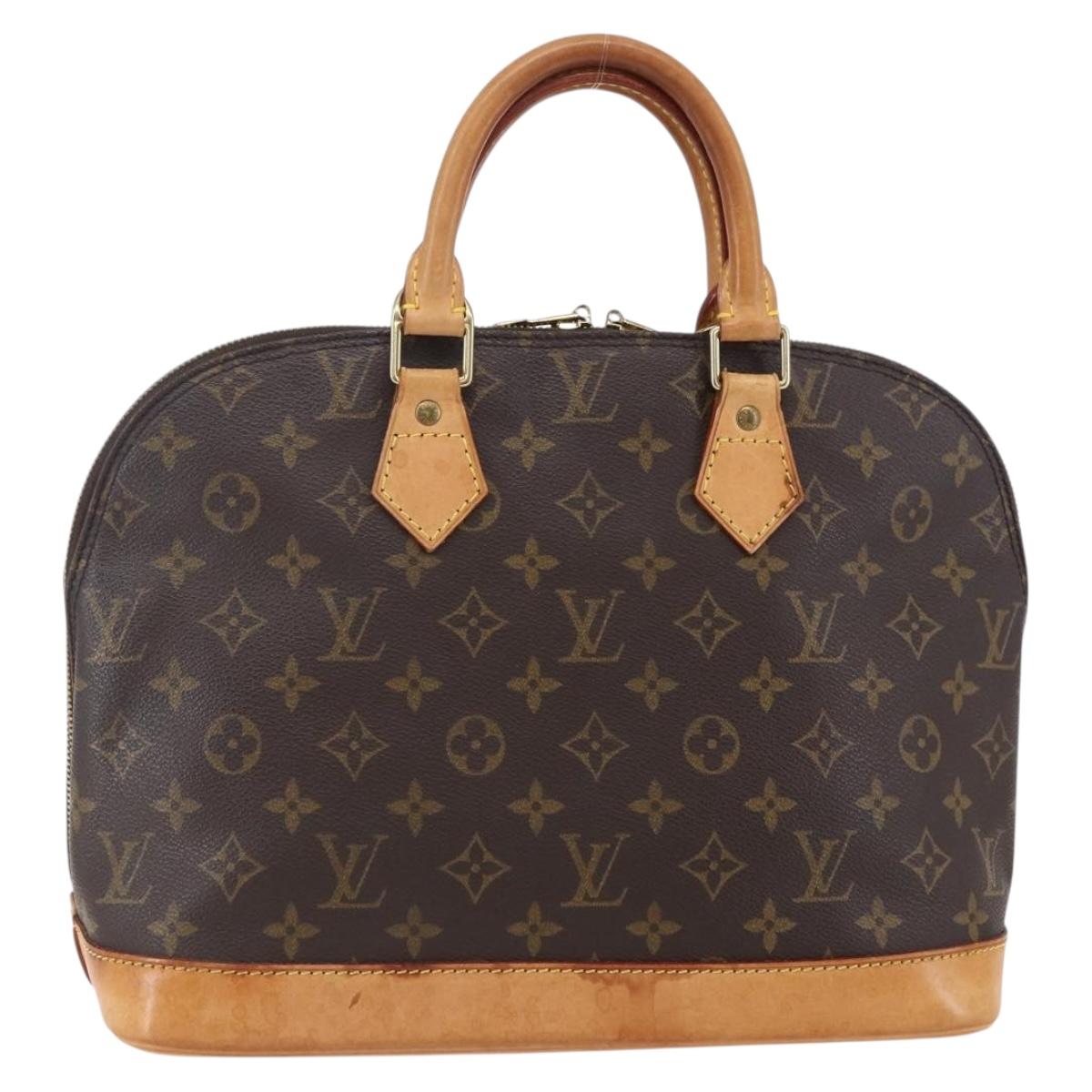 LOUIS VUITTON Monogram Alma Hand Bag M51130 LV Auth 149032