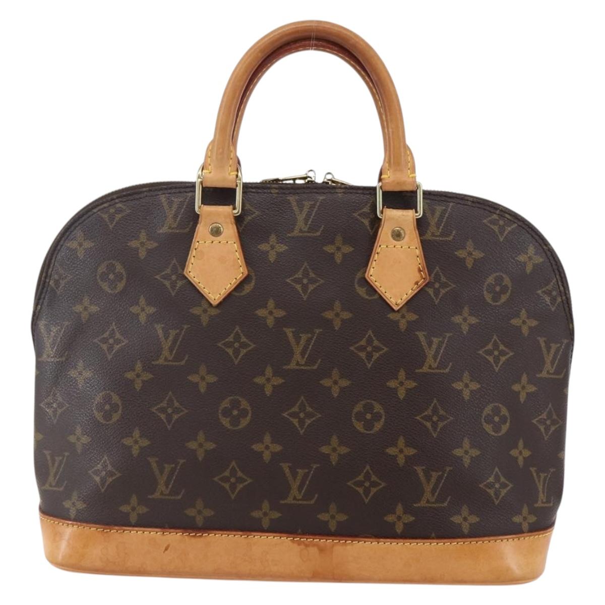 LOUIS VUITTON Monogram Alma Hand Bag M51130 LV Auth 149032