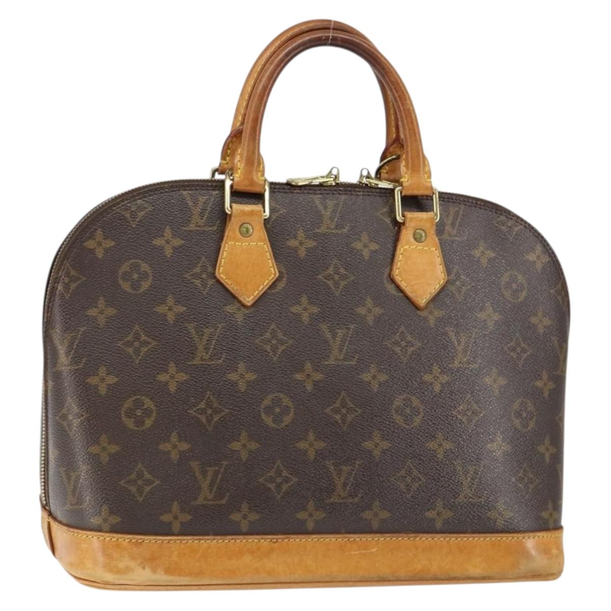 LOUIS VUITTON Monogram Alma Hand Bag M51130 LV Auth 149033