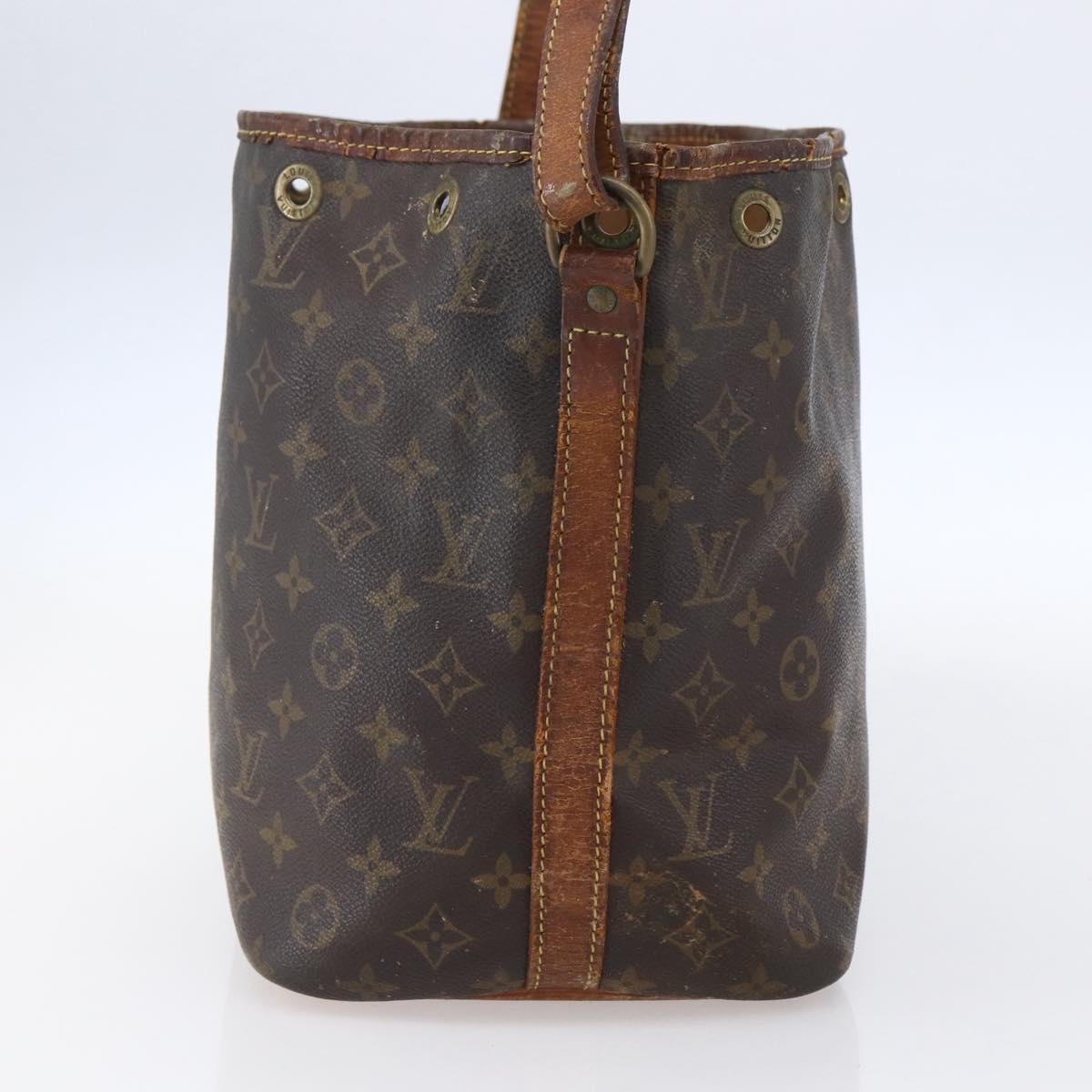 LOUIS VUITTON Monogram Petit Noe Shoulder Bag M42226 LV Auth 149034