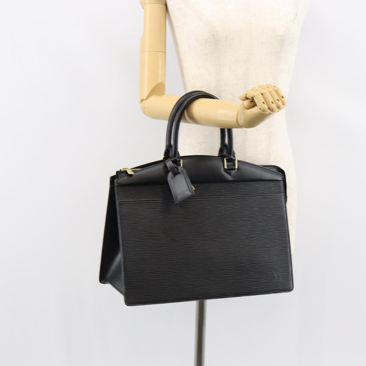 LOUIS VUITTON Epi Riviera Hand Bag Noir Black M48182 LV Auth 149037