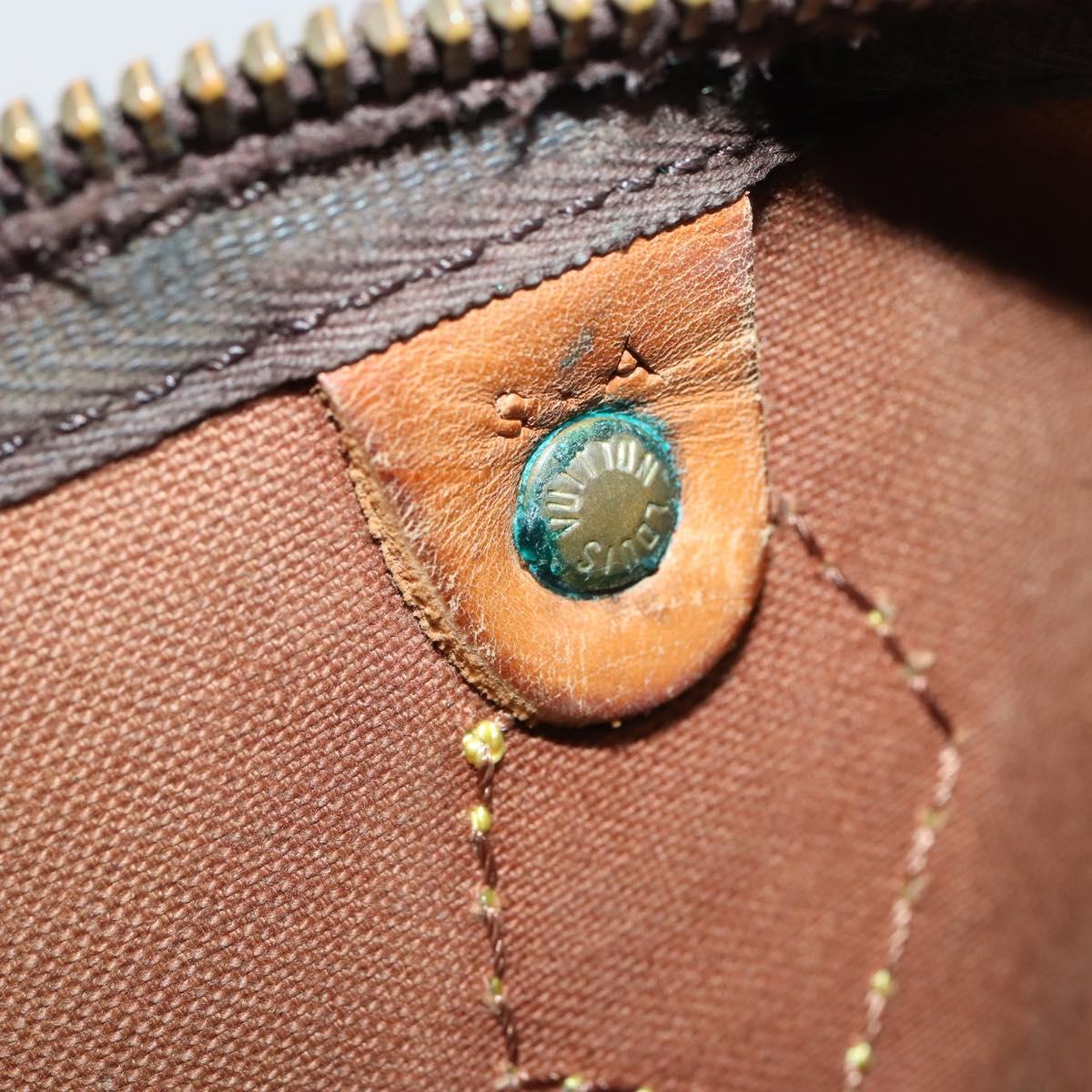 LOUIS VUITTON Monogram Speedy 35 Hand Bag M41524 LV Auth 149049