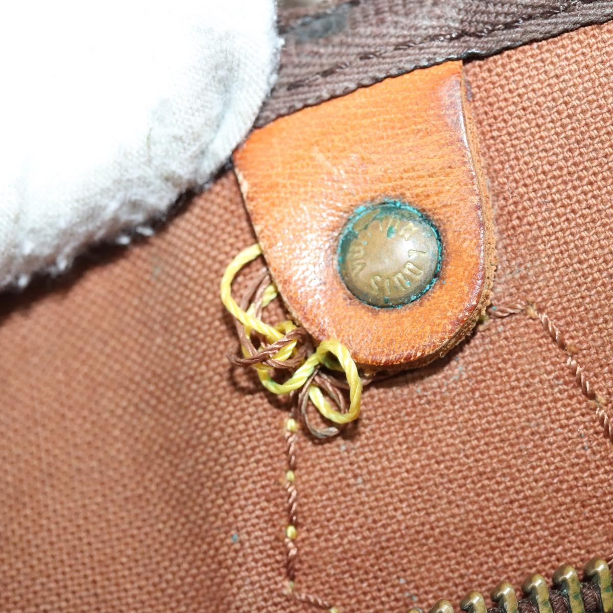 LOUIS VUITTON Monogram Speedy 35 Hand Bag M41524 LV Auth 149049