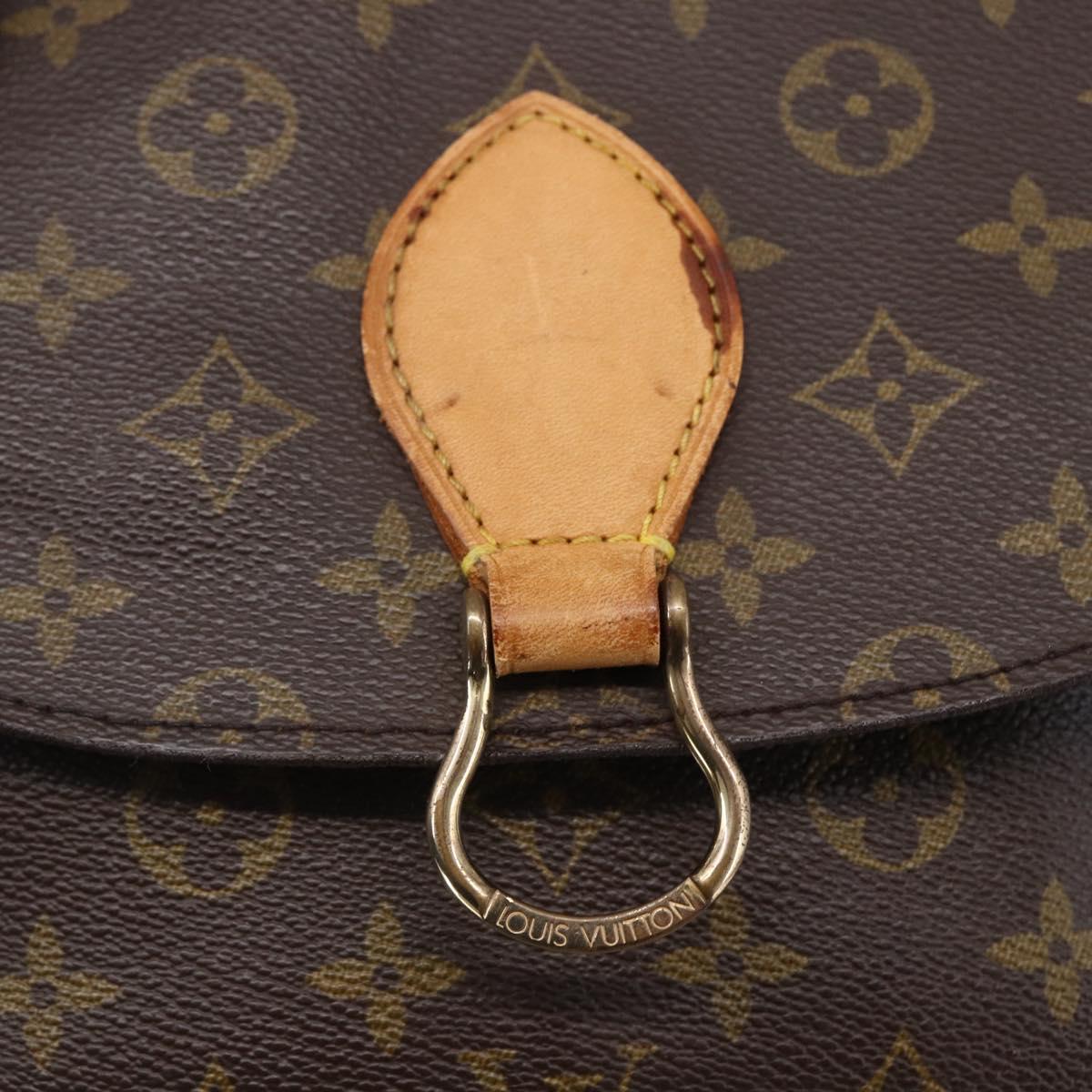 LOUIS VUITTON Monogram Saint Cloud GM Shoulder Bag M51242 LV Auth 149052