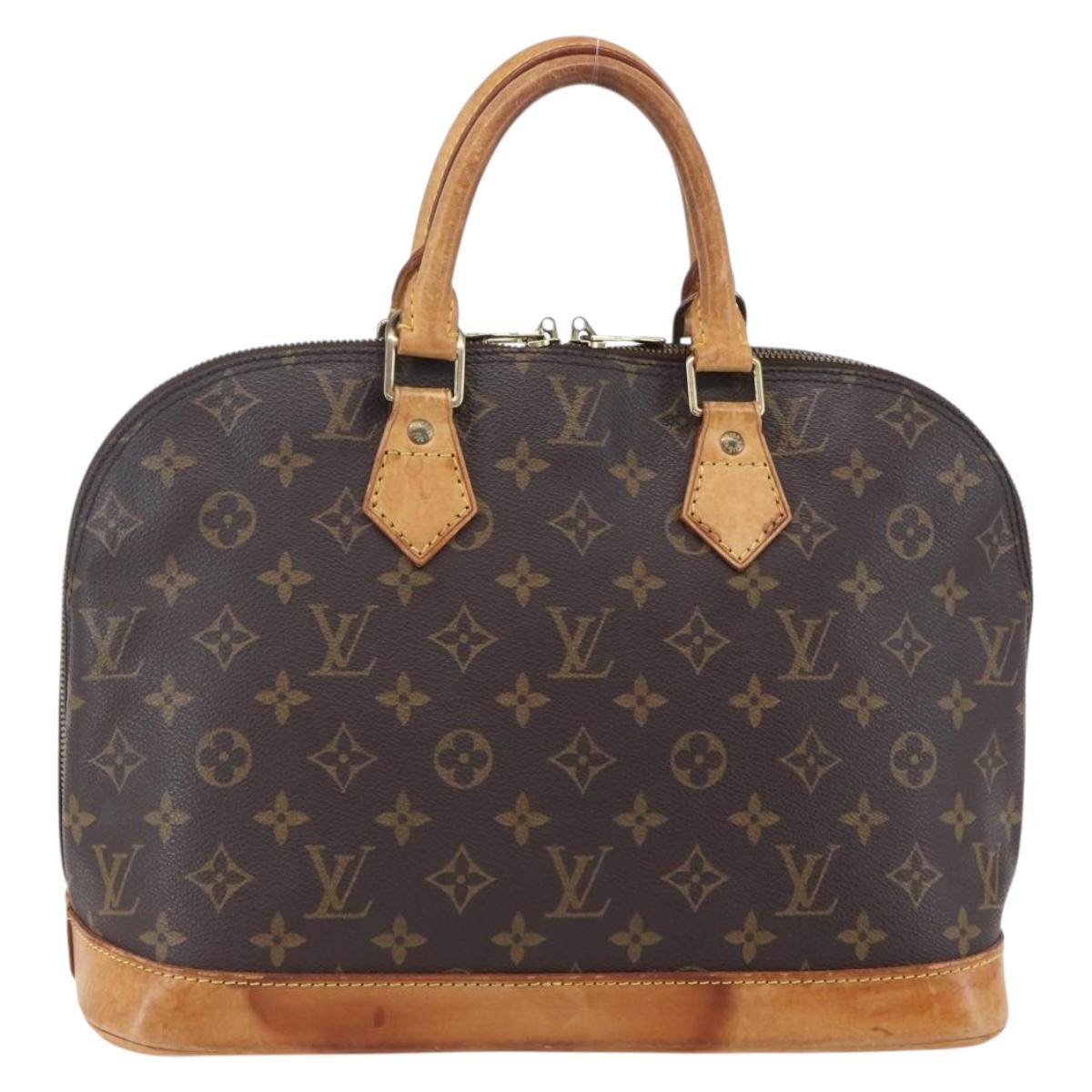LOUIS VUITTON Monogram Alma Hand Bag M51130 LV Auth 149069