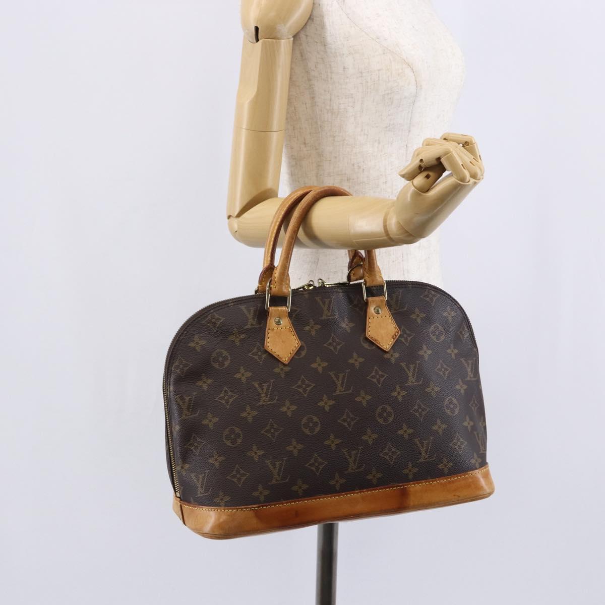 LOUIS VUITTON Monogram Alma Hand Bag M51130 LV Auth 149069