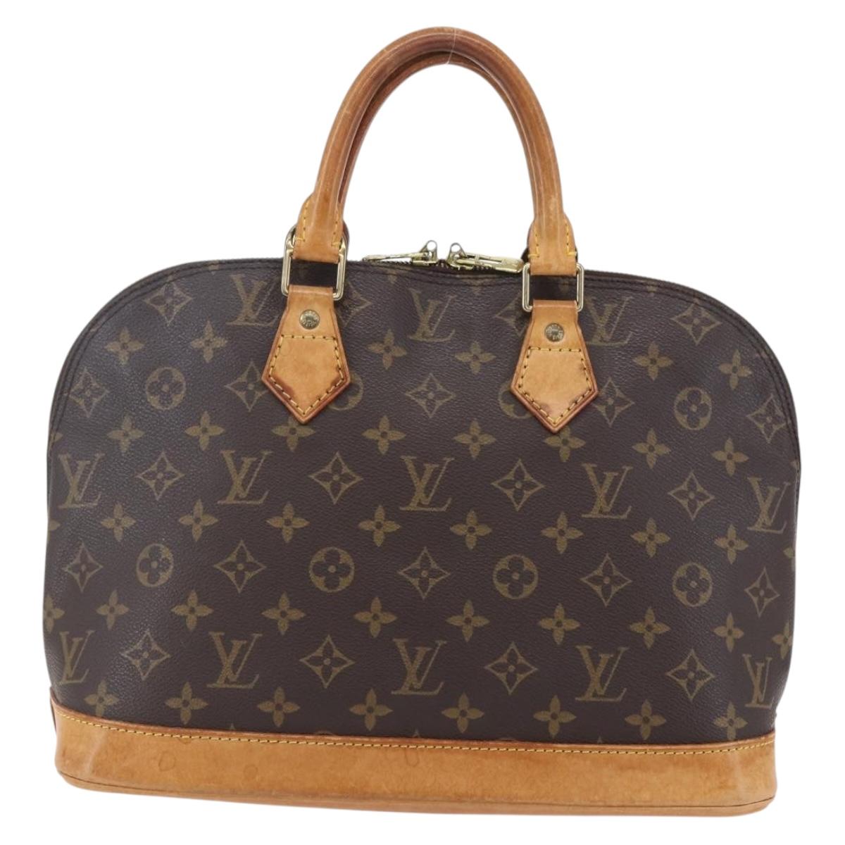 LOUIS VUITTON Monogram Alma Hand Bag M51130 LV Auth 149069
