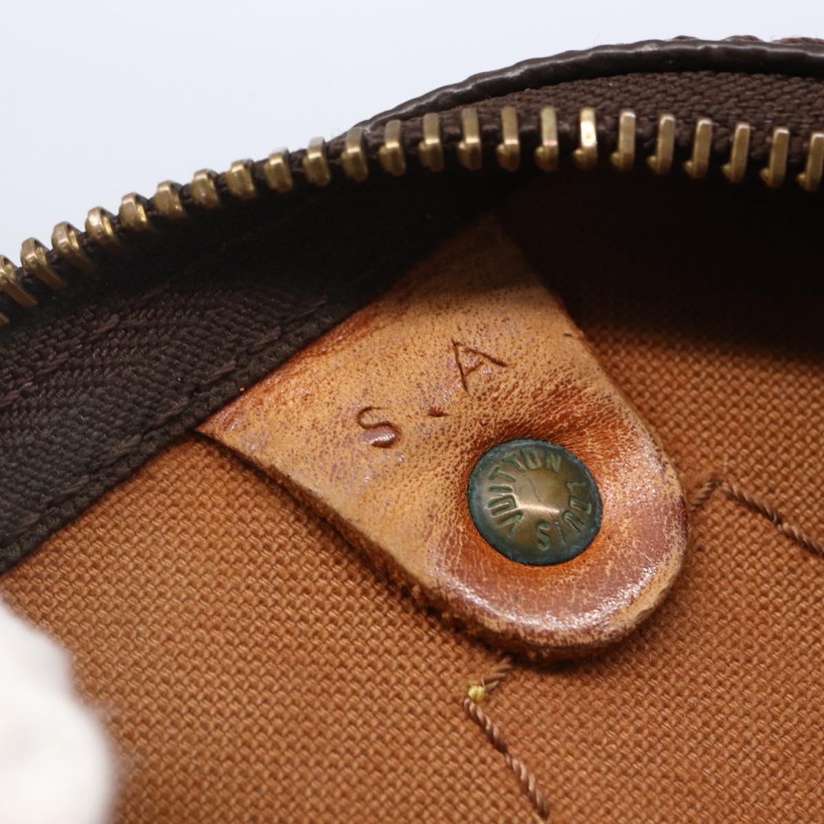 LOUIS VUITTON Monogram Speedy 30 Hand Bag M41526 LV Auth 149076