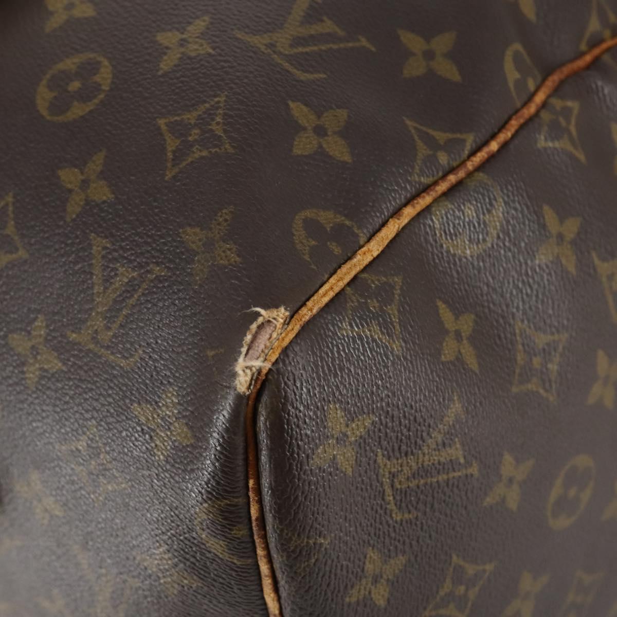 LOUIS VUITTON Monogram Keepall 55 Boston Bag M41424 LV Auth 149077