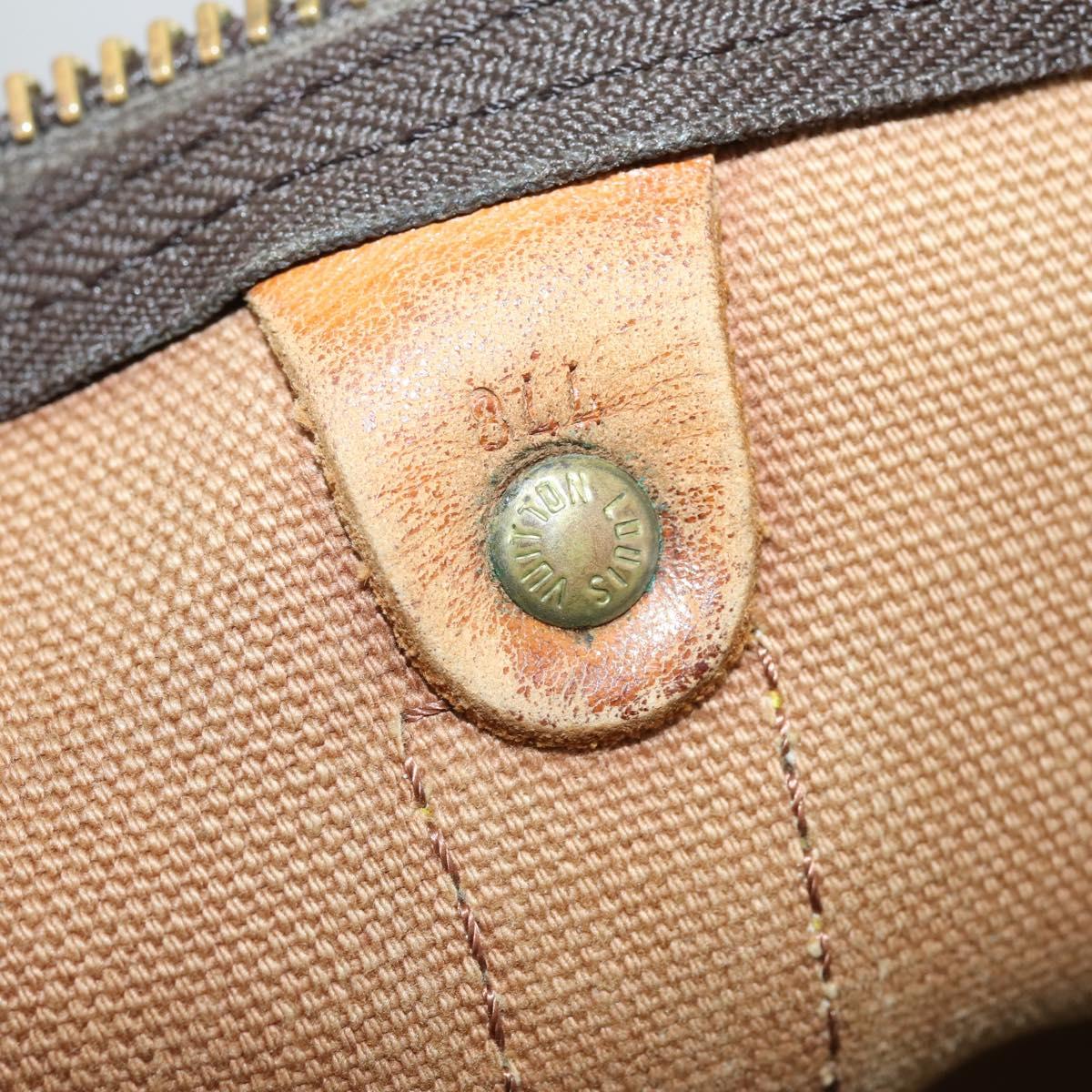 LOUIS VUITTON Monogram Keepall 55 Boston Bag M41424 LV Auth 149077