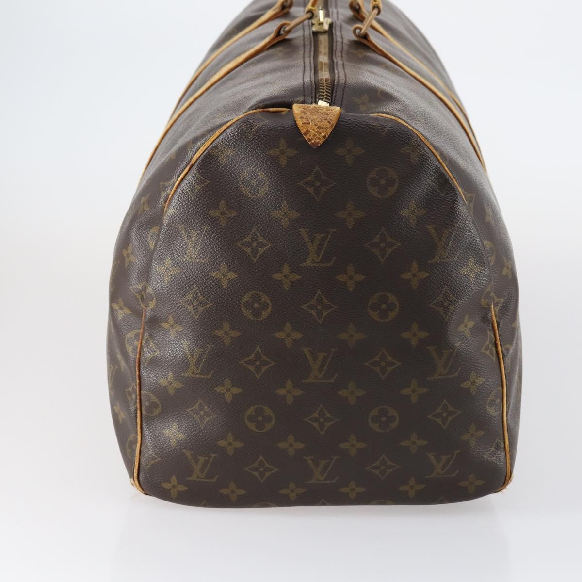 LOUIS VUITTON Monogram Keepall 55 Boston Bag M41424 LV Auth 149077