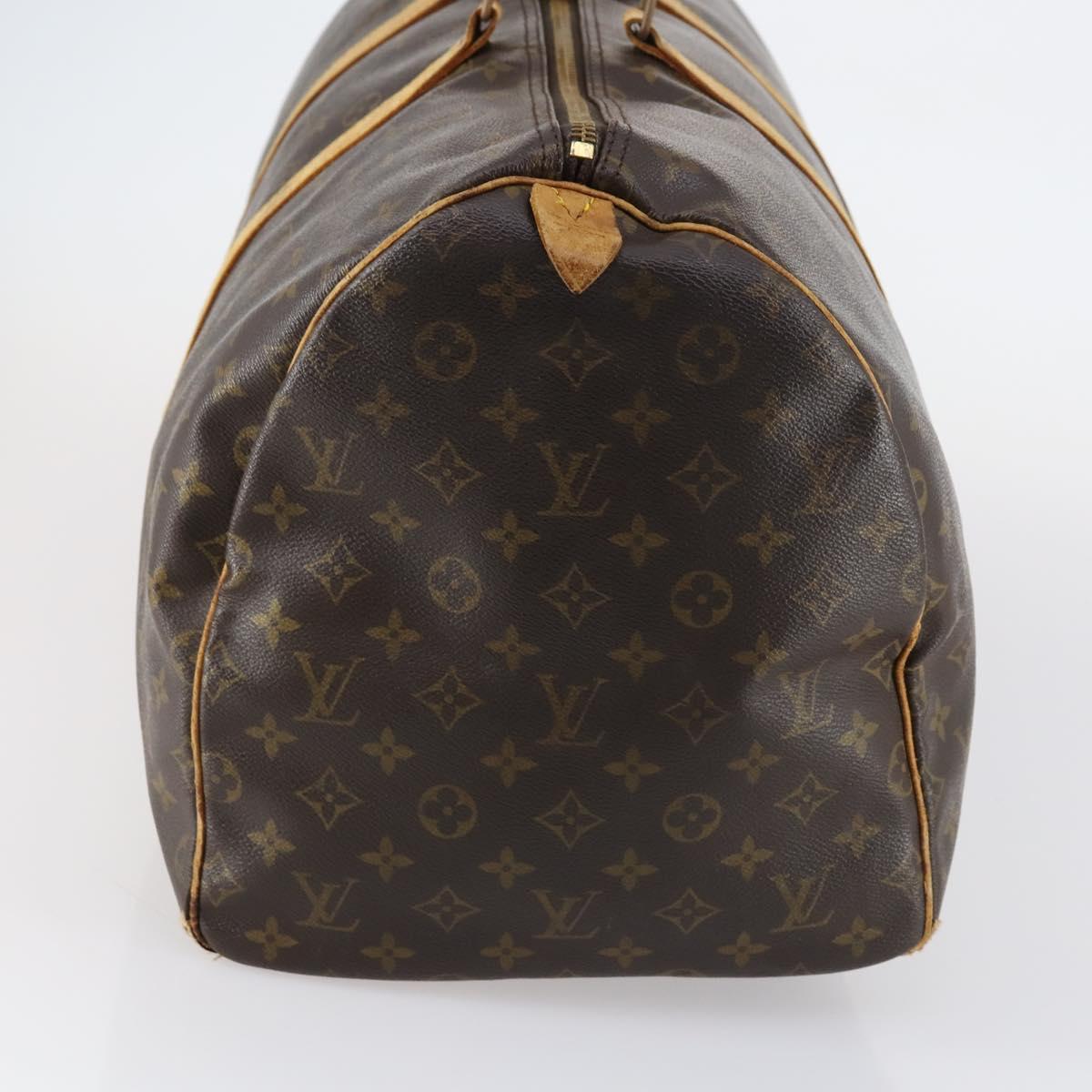 LOUIS VUITTON Monogram Keepall 55 Boston Bag M41424 LV Auth 149077
