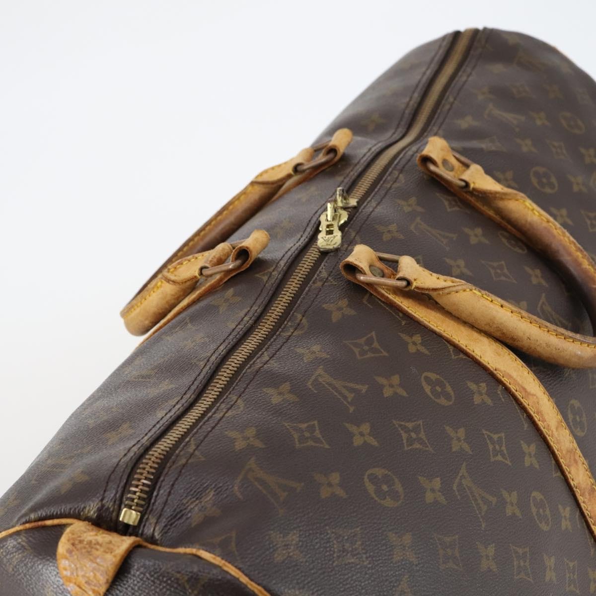 LOUIS VUITTON Monogram Keepall 55 Boston Bag M41424 LV Auth 149077