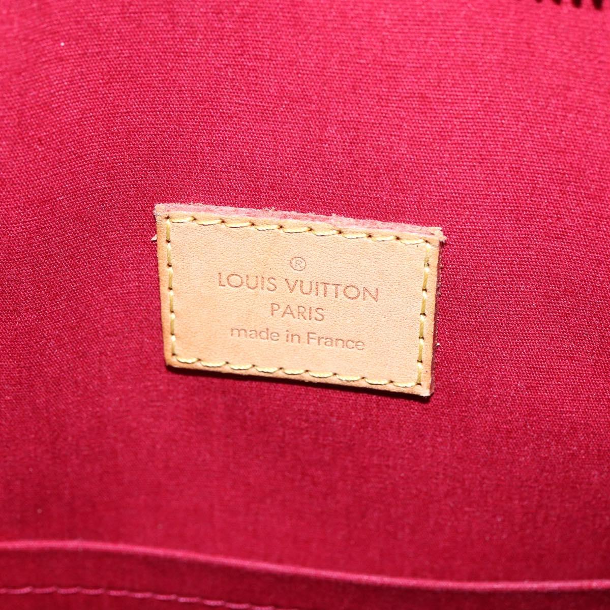 LOUIS VUITTON Monogram Vernis Brentwood Bag Pomme D'amour M91989 LV Auth 149080