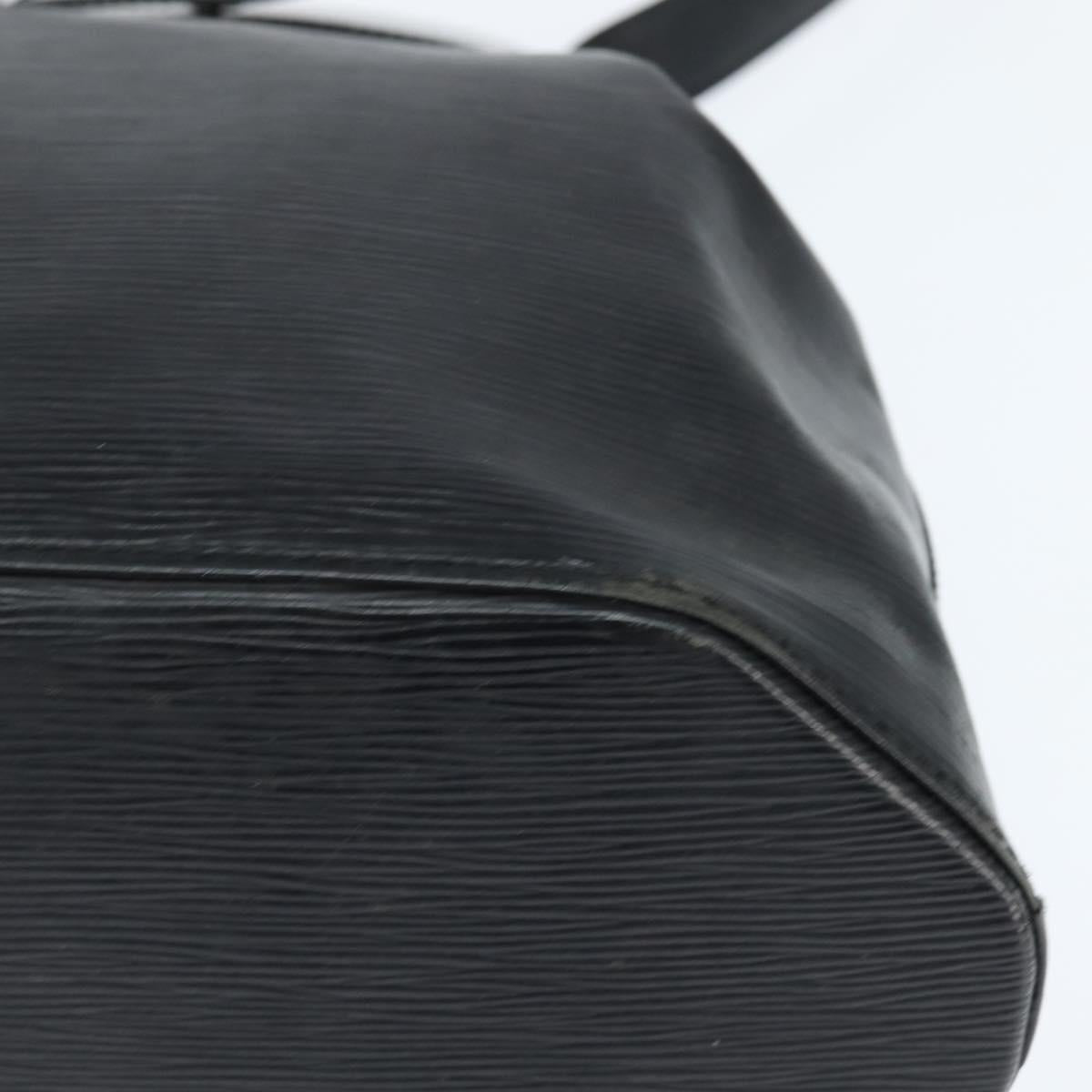 LOUIS VUITTON Epi Sac Depaule GM Shoulder Bag Black M80155 LV Auth 149082