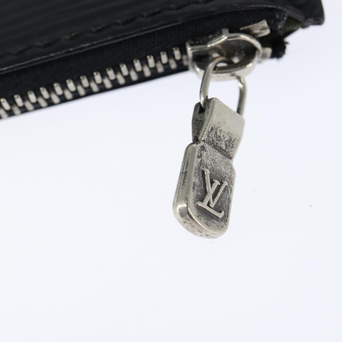 LOUIS VUITTON Epi Sac Depaule GM Shoulder Bag Black M80155 LV Auth 149082