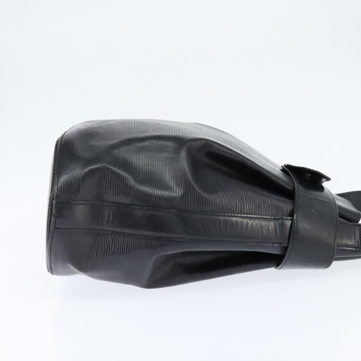 LOUIS VUITTON Epi Sac Depaule GM Shoulder Bag Black M80155 LV Auth 149082