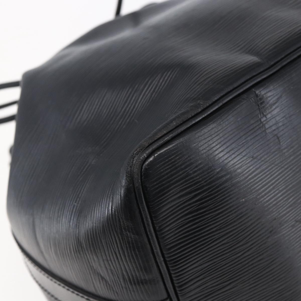 LOUIS VUITTON Epi Petit Noe Shoulder Bag Black M44102 LV Auth 149083