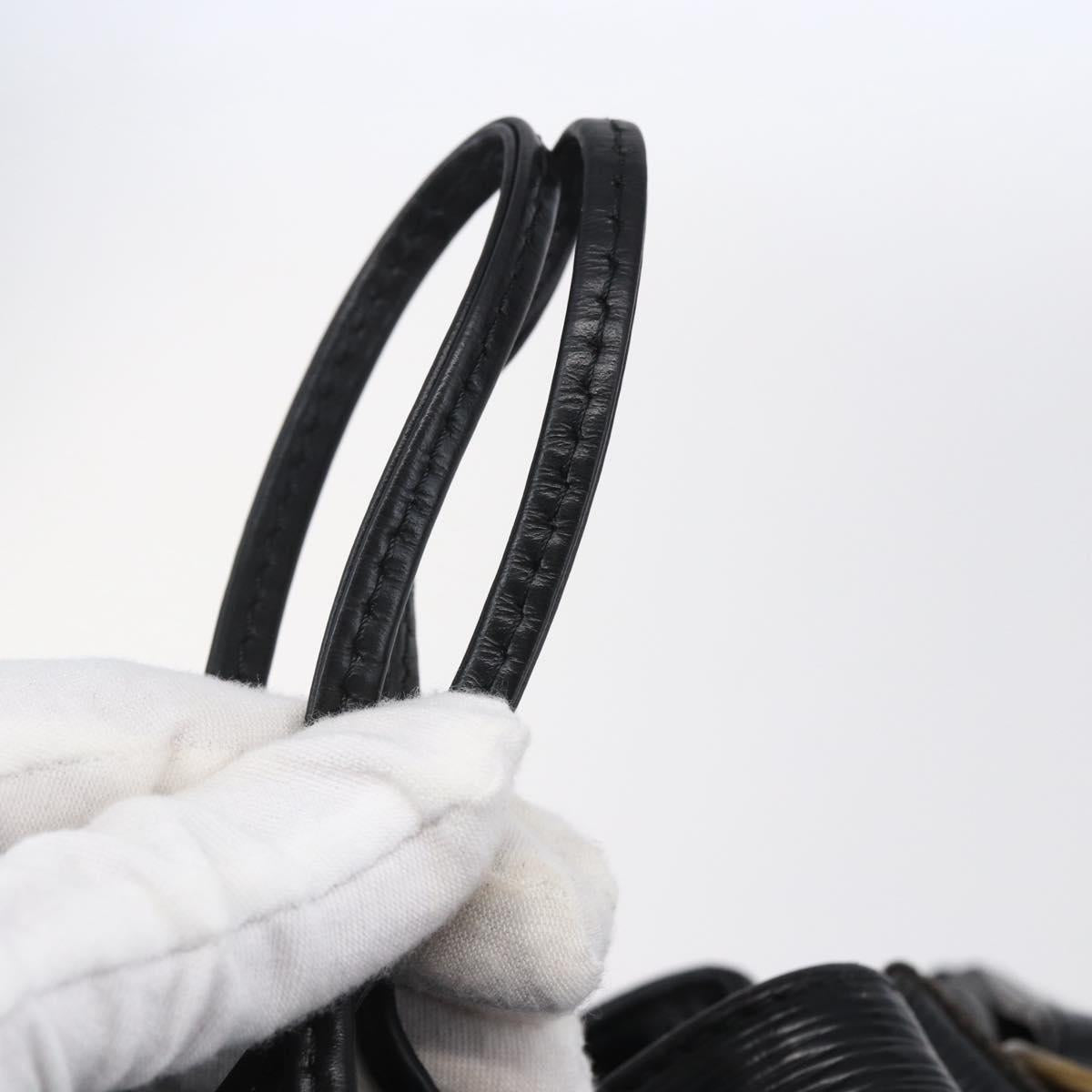 LOUIS VUITTON Epi Petit Noe Shoulder Bag Black M44102 LV Auth 149083