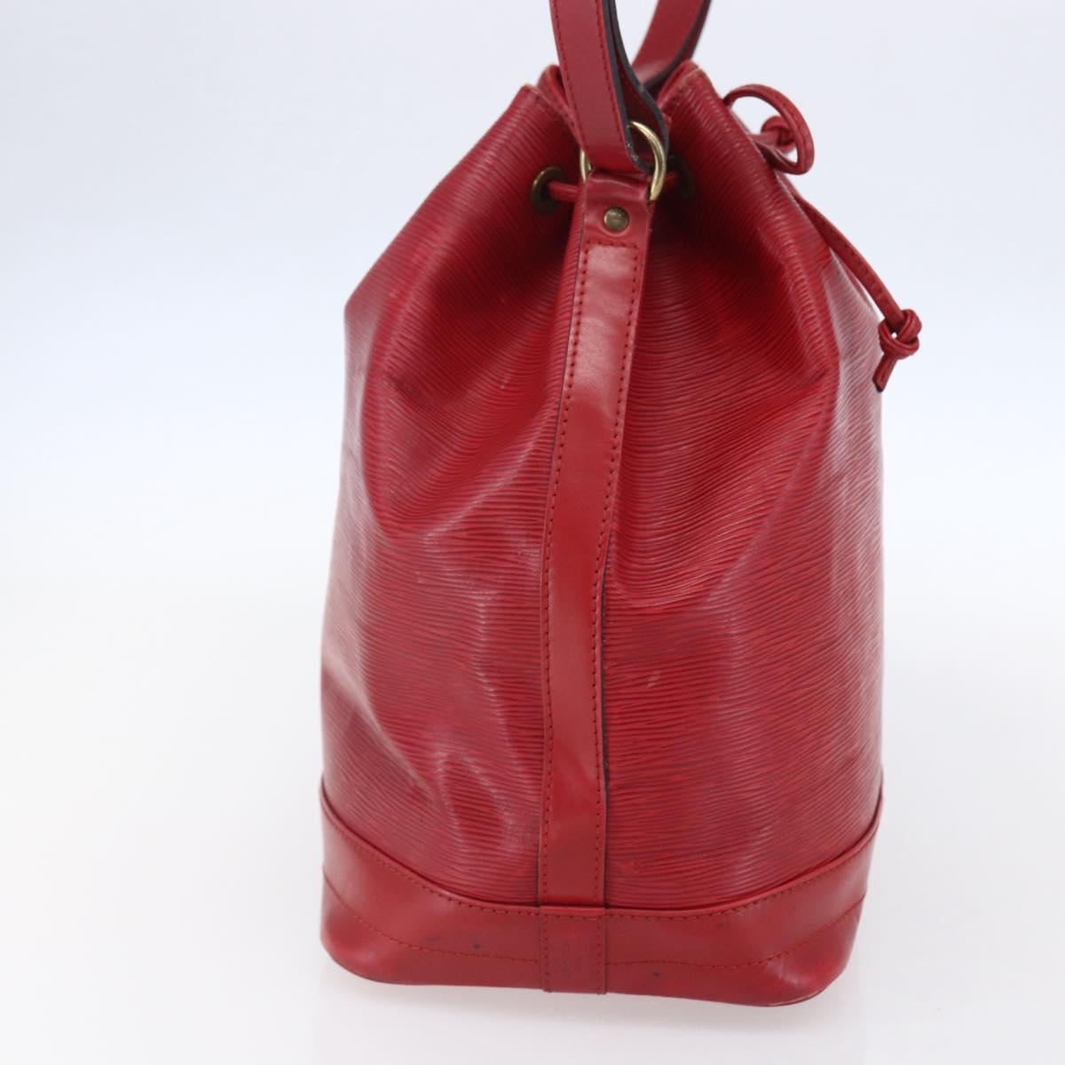 LOUIS VUITTON Epi Noe Shoulder Bag Red M44007 LV Auth 149084