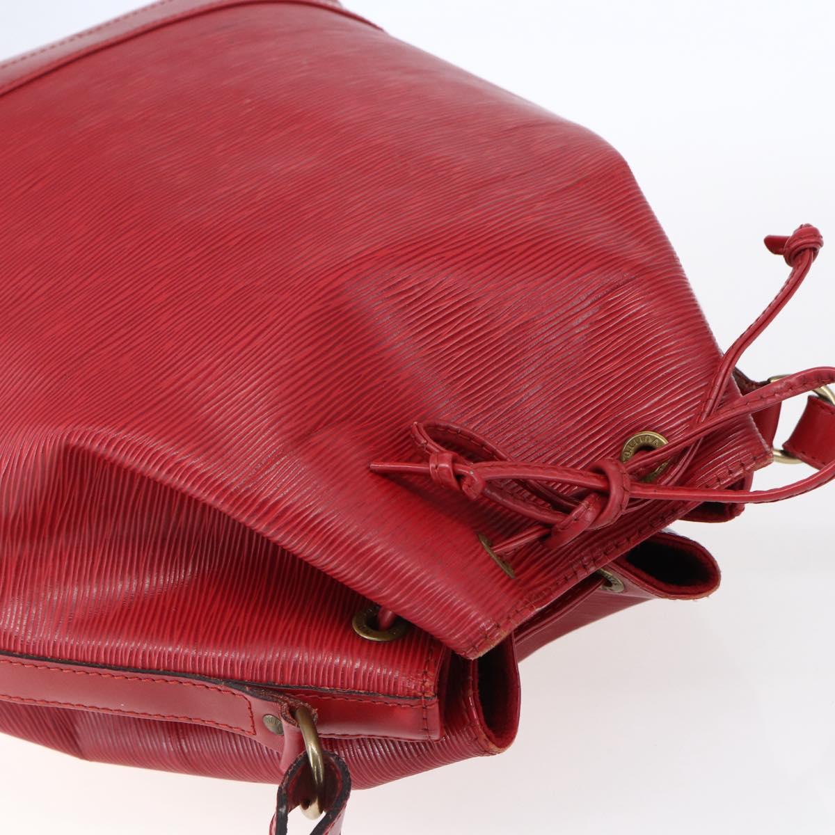 LOUIS VUITTON Epi Noe Shoulder Bag Red M44007 LV Auth 149084