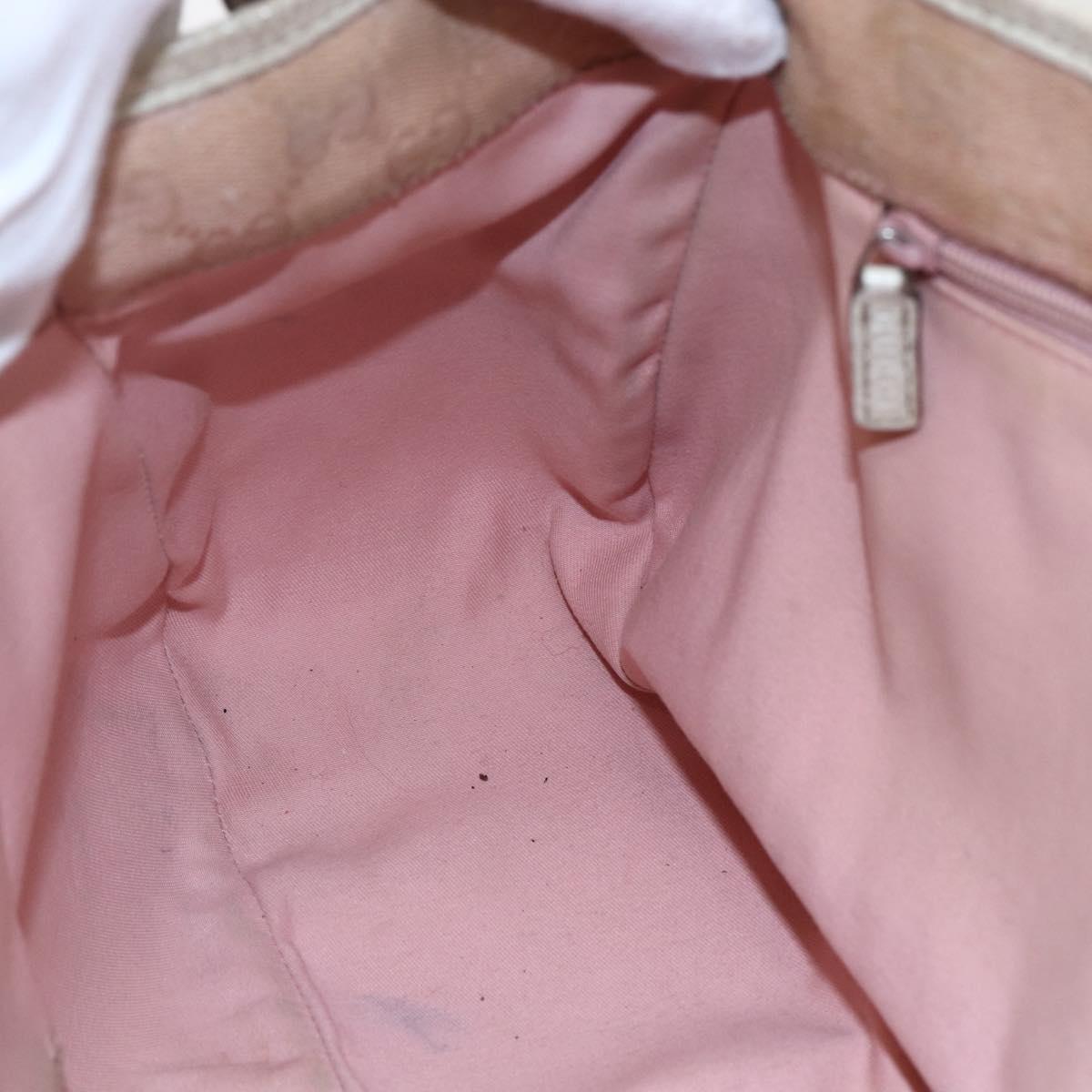 GUCCI Abbey Shoulder Bag Leather Ivory Gold 130736 Auth 149090