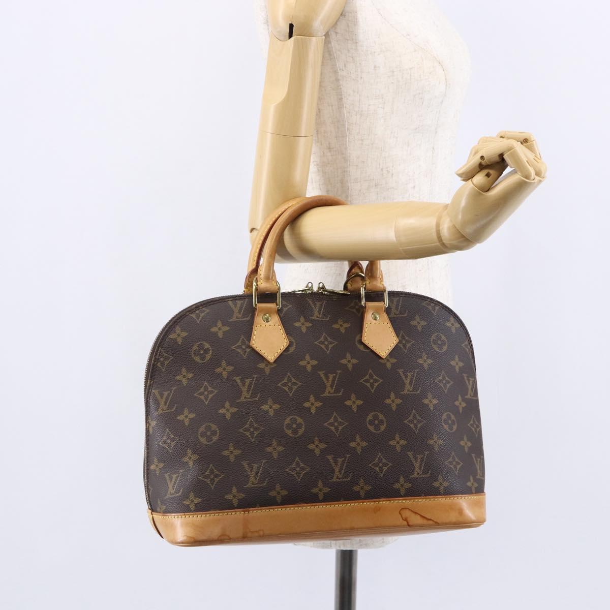LOUIS VUITTON Monogram Alma Hand Bag M51130 LV Auth 149093