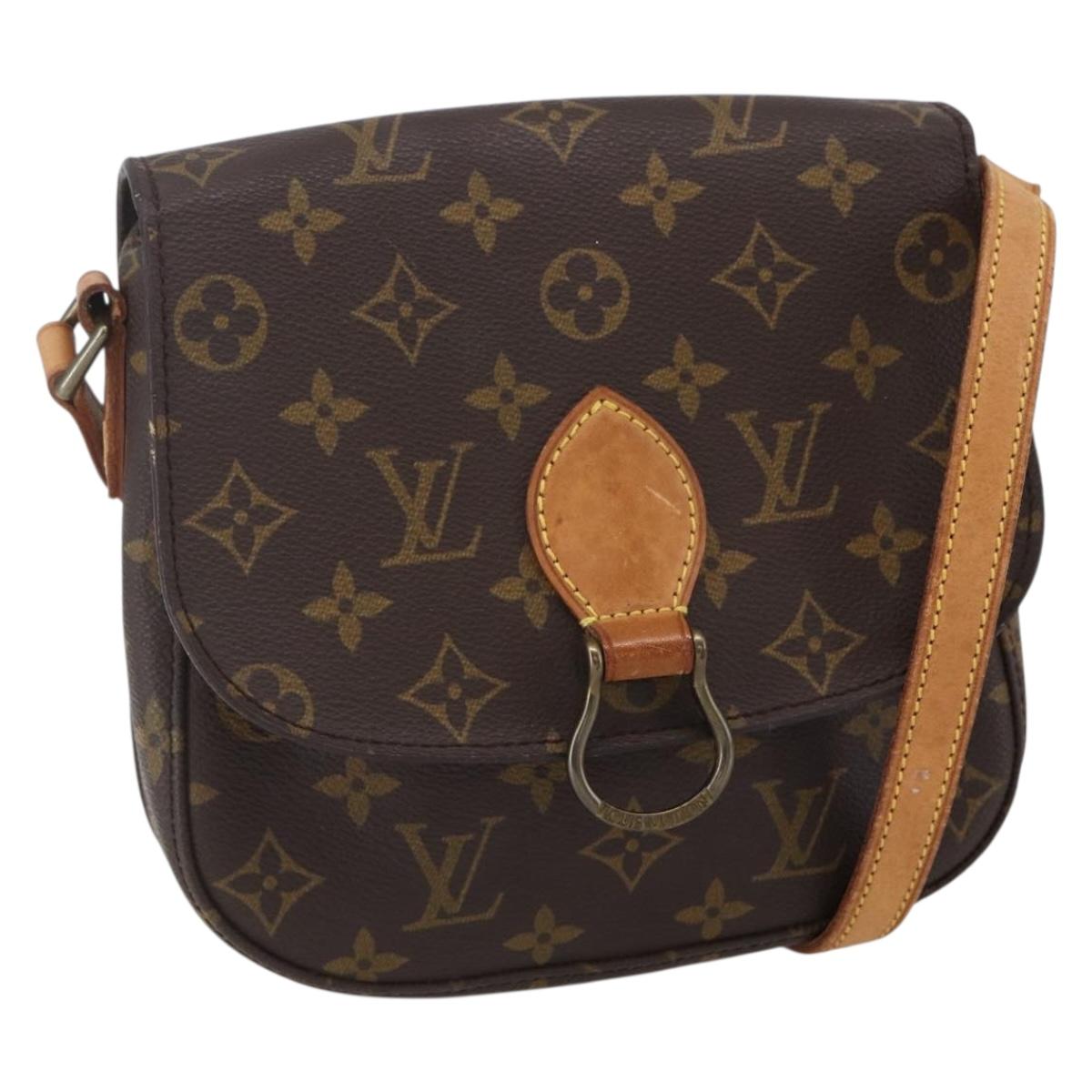 LOUIS VUITTON Monogram Saint Cloud MM Shoulder Bag M51243 LV Auth 149095