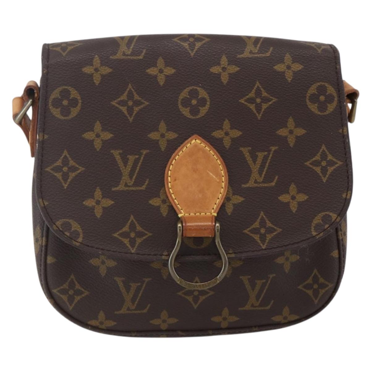 LOUIS VUITTON Monogram Saint Cloud MM Shoulder Bag M51243 LV Auth 149095