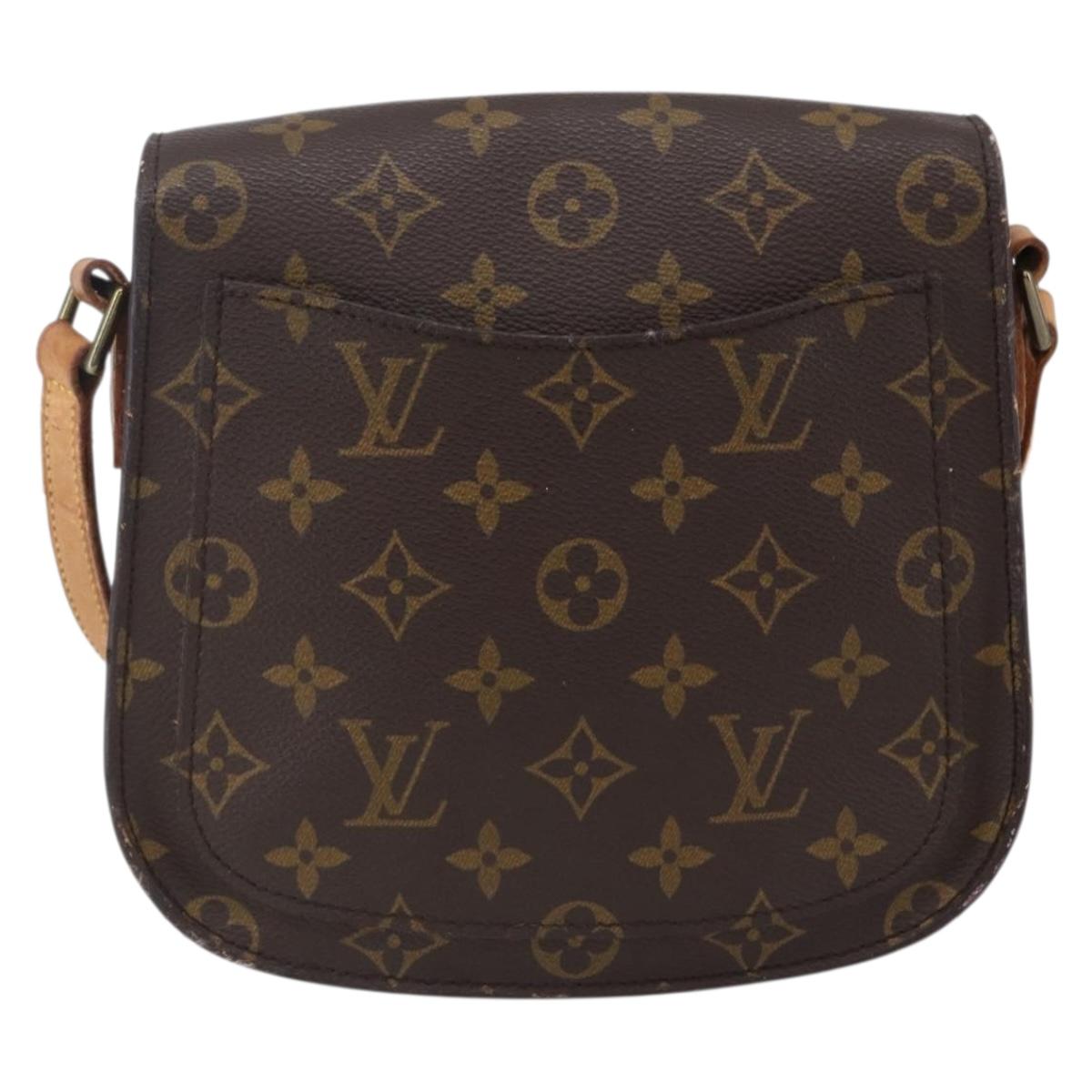 LOUIS VUITTON Monogram Saint Cloud MM Shoulder Bag M51243 LV Auth 149095