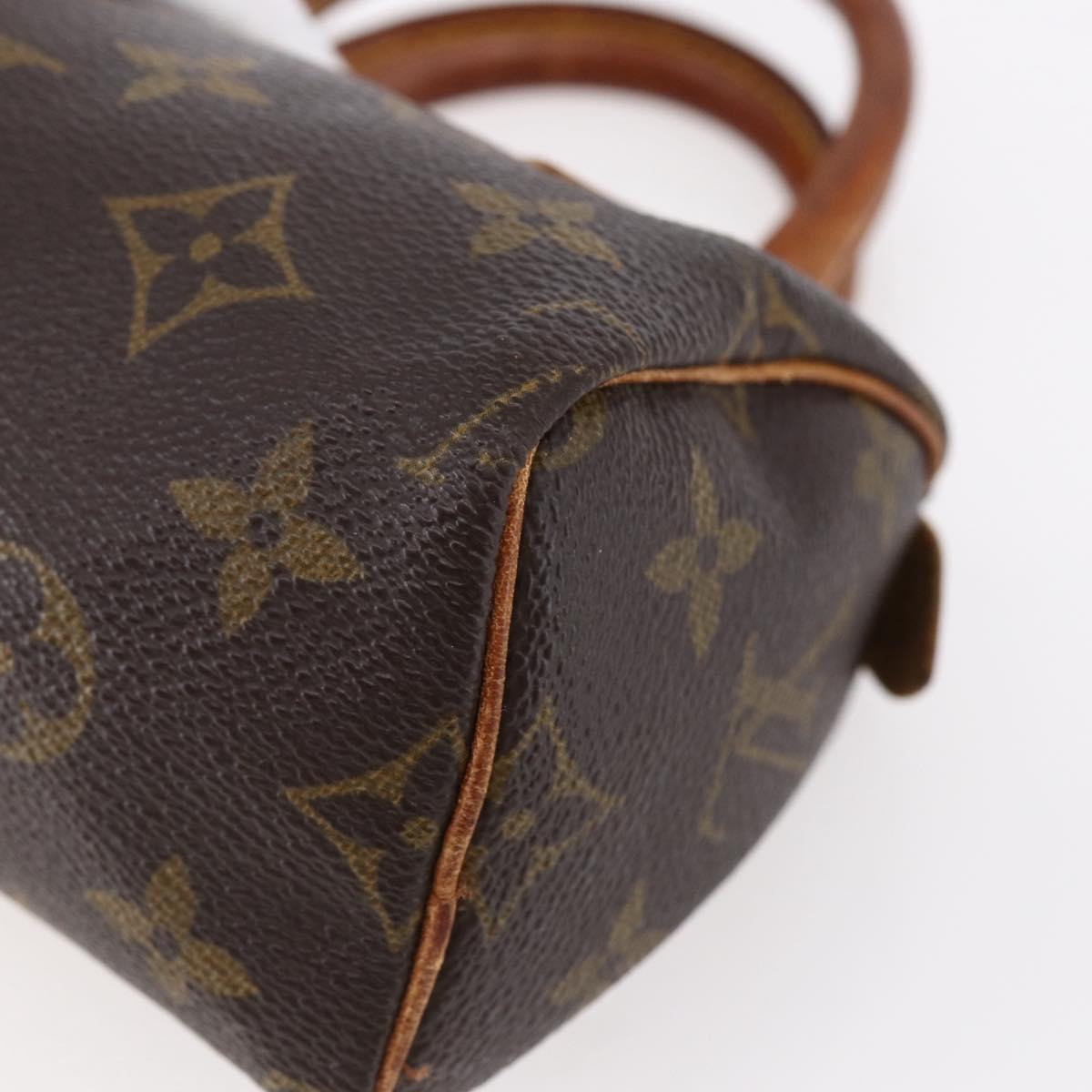 LOUIS VUITTON Monogram Mini Speedy Hand Bag M41534 LV Auth 149097
