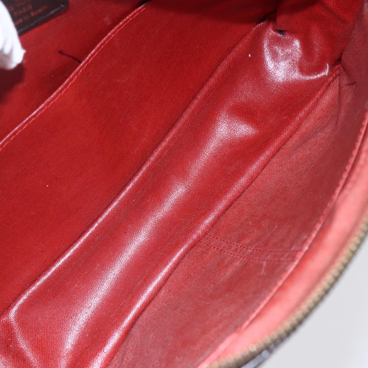 LOUIS VUITTON Damier Ebene Trousse Toilette 25 Clutch Bag N47624 LV Auth 149133