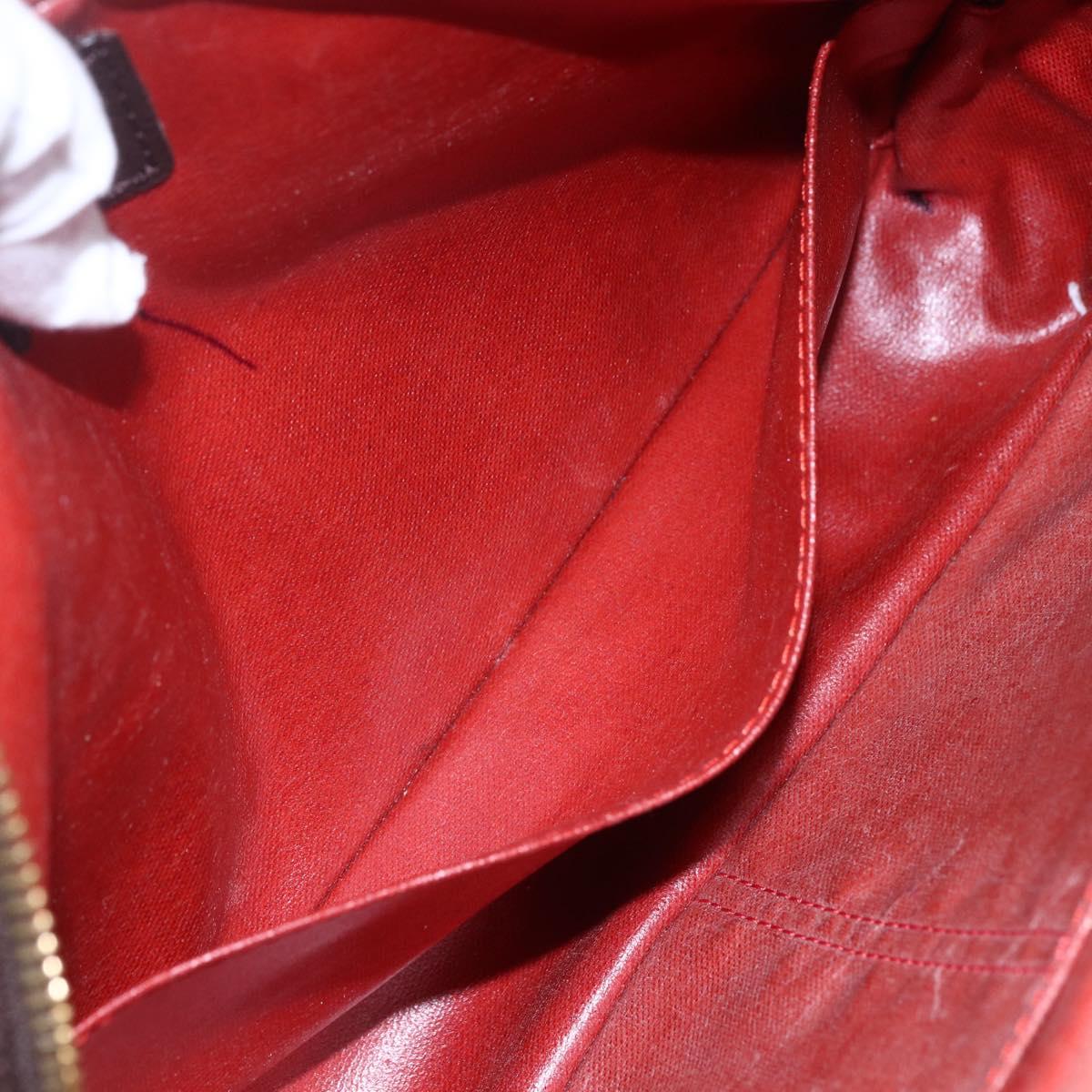 LOUIS VUITTON Damier Ebene Trousse Toilette 25 Clutch Bag N47624 LV Auth 149133