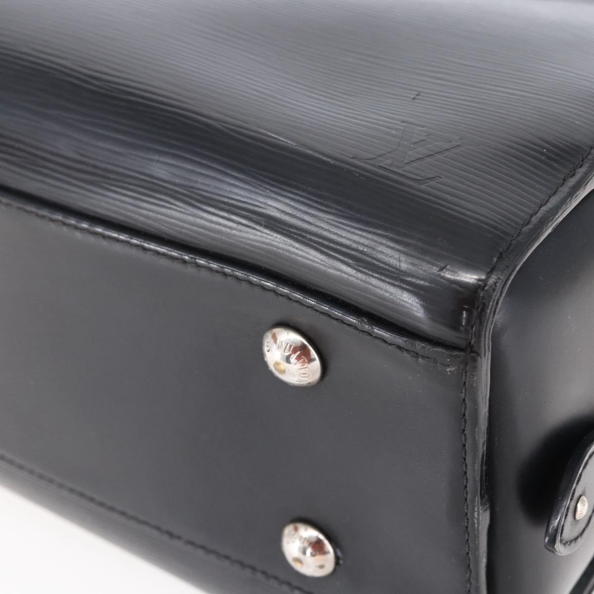 LOUIS VUITTON Epi Pont Neuf PM Hand Bag Black M59072 LV Auth 149142
