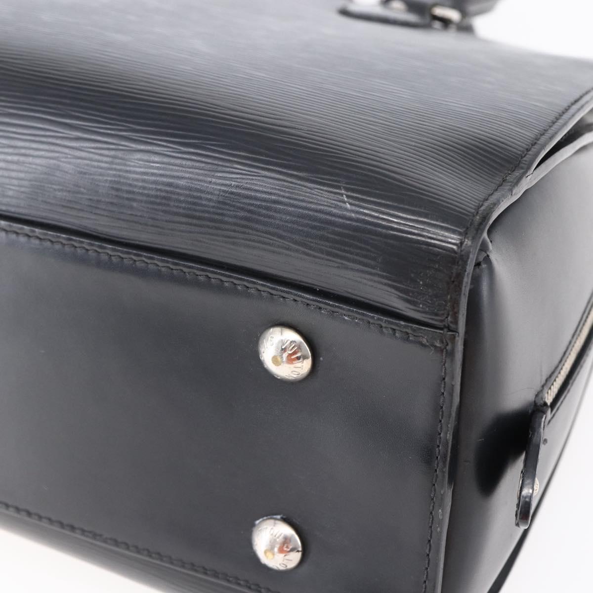 LOUIS VUITTON Epi Pont Neuf PM Hand Bag Black M59072 LV Auth 149142