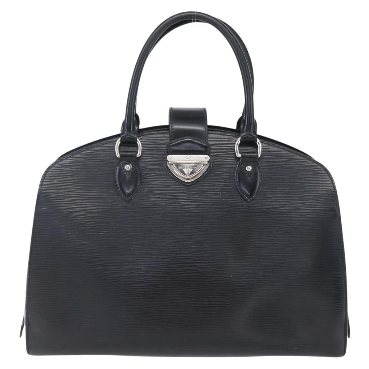 LOUIS VUITTON Epi Pont Neuf PM Hand Bag Black M59072 LV Auth 149142