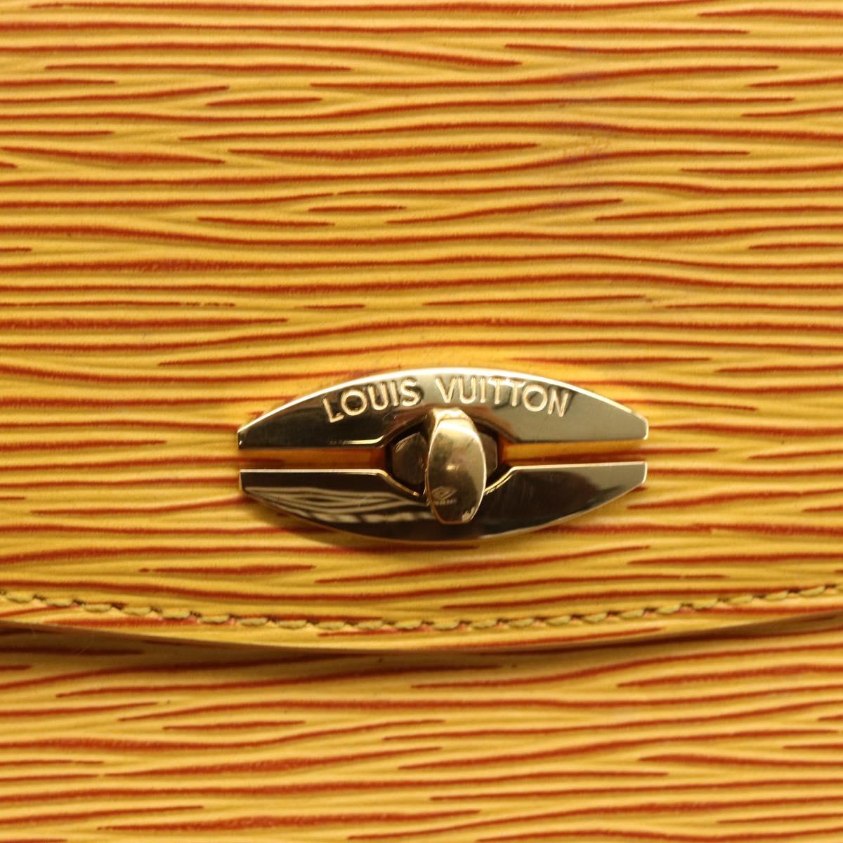 LOUIS VUITTON Epi Malesherbes Hand Bag Tassili Yellow Jonne M52379 Auth 149143