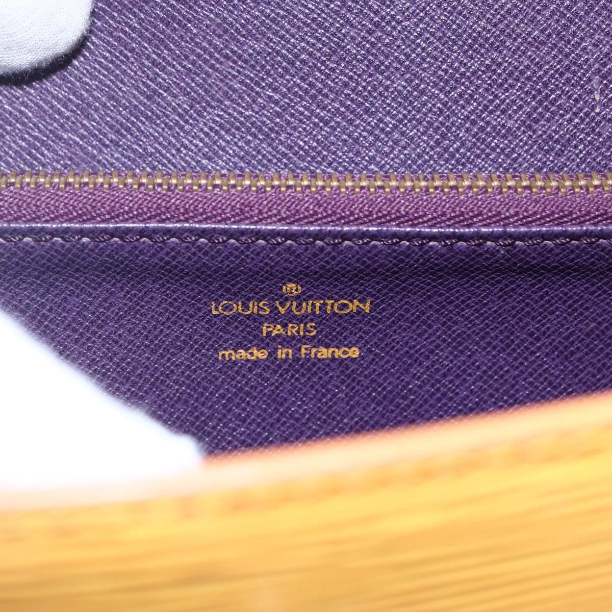 LOUIS VUITTON Epi Malesherbes Hand Bag Tassili Yellow Jonne M52379 Auth 149143