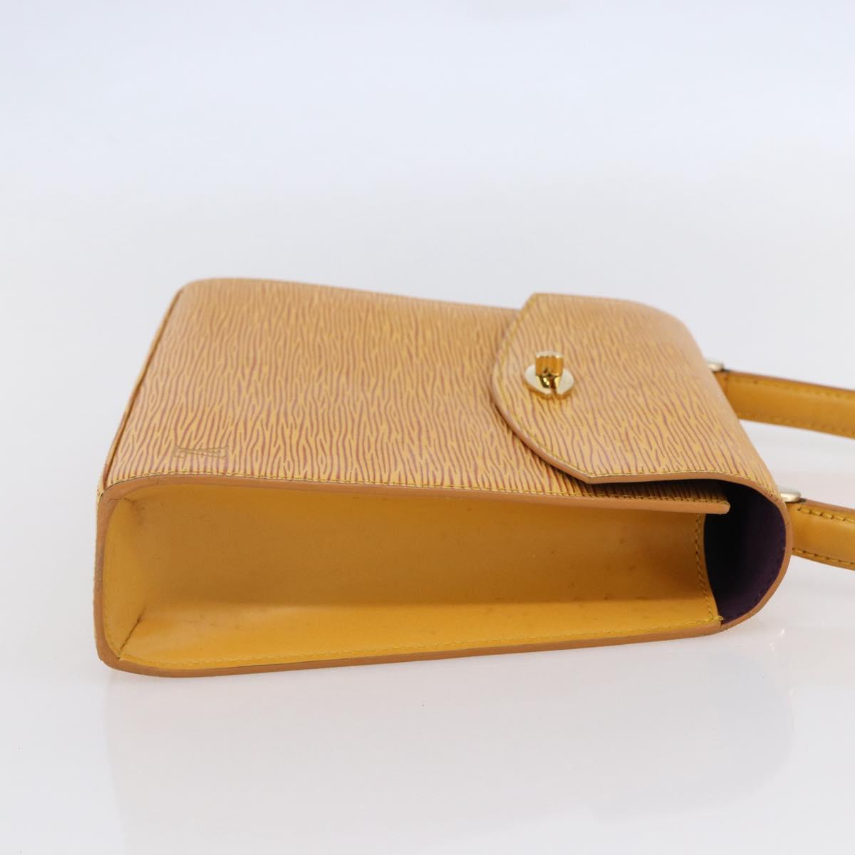 LOUIS VUITTON Epi Malesherbes Hand Bag Tassili Yellow Jonne M52379 Auth 149143