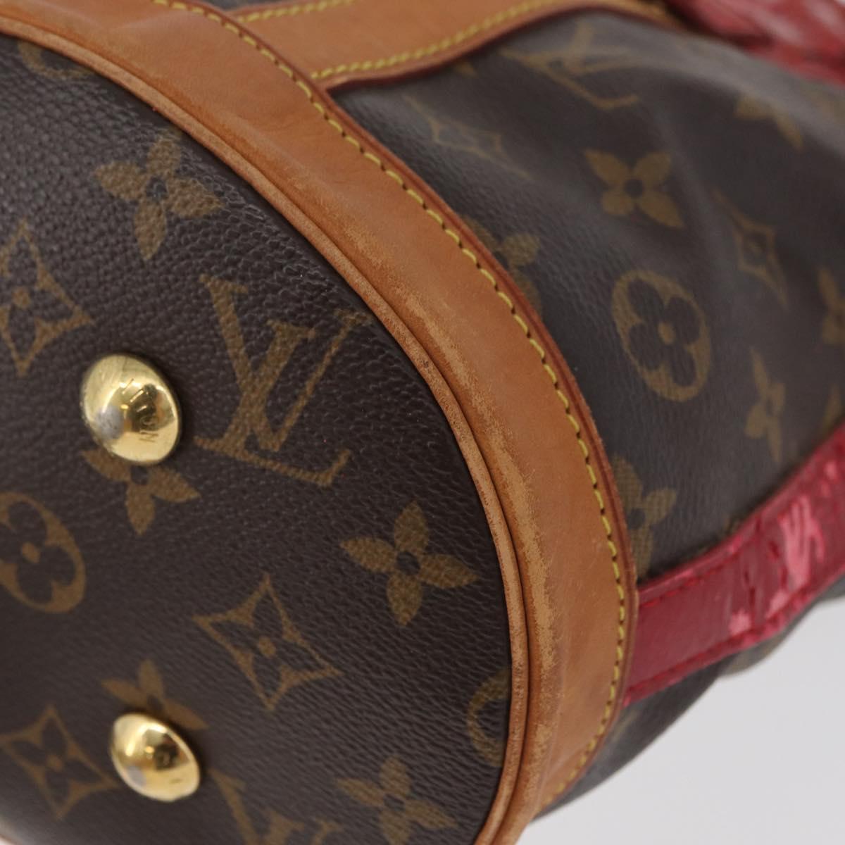 LOUIS VUITTON Monogram Ruby Neo bucket Tote Bag M95613 LV Auth 149145