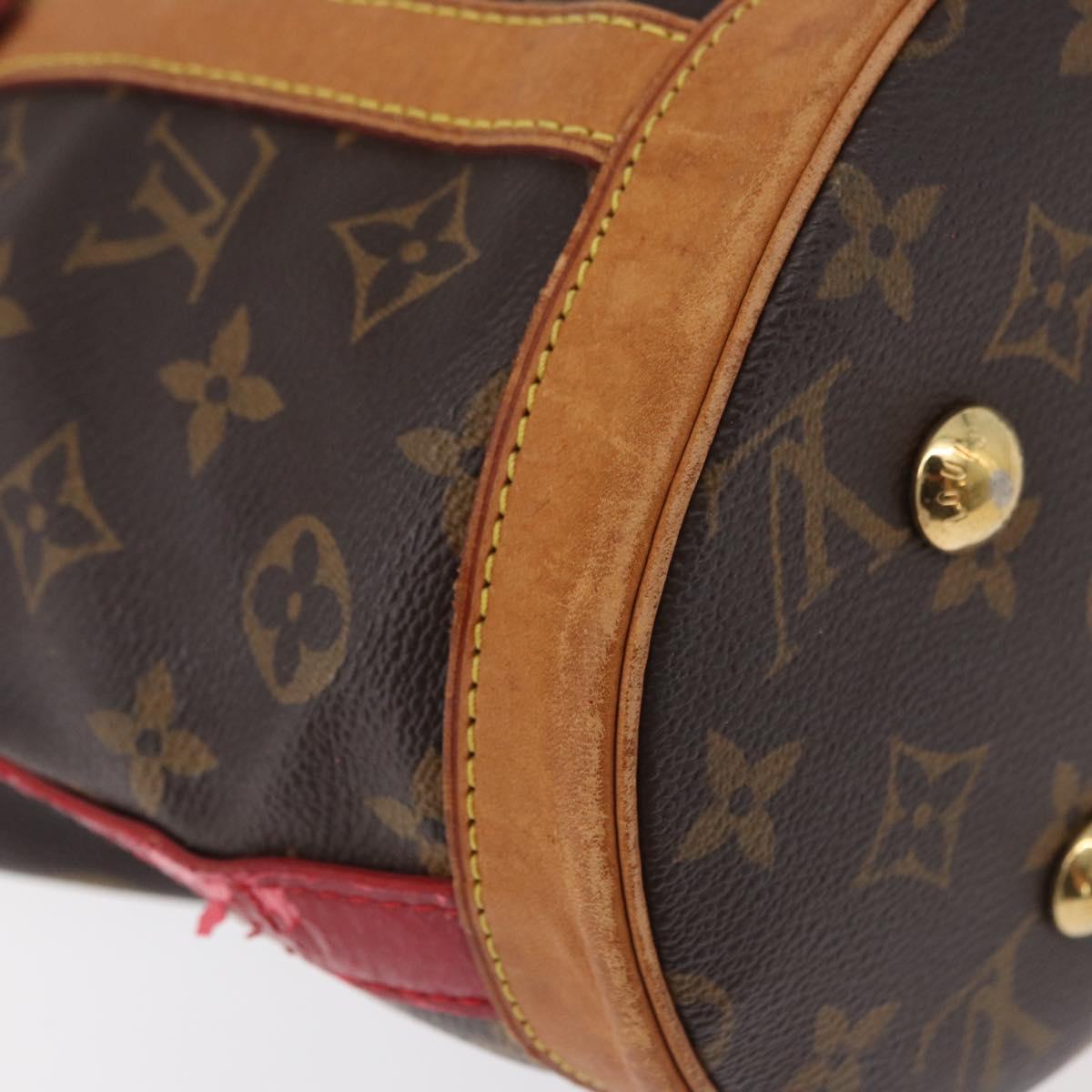 LOUIS VUITTON Monogram Ruby Neo bucket Tote Bag M95613 LV Auth 149145