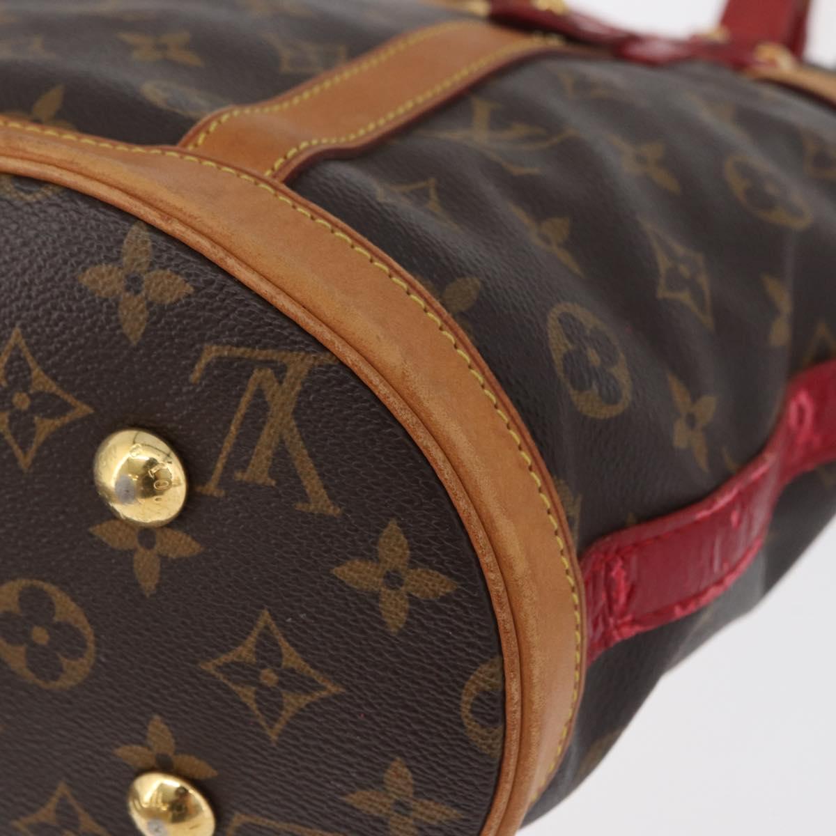 LOUIS VUITTON Monogram Ruby Neo bucket Tote Bag M95613 LV Auth 149145