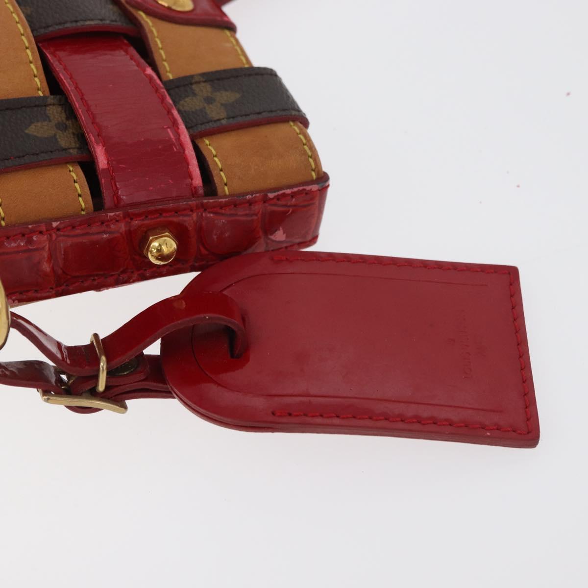 LOUIS VUITTON Monogram Ruby Neo bucket Tote Bag M95613 LV Auth 149145
