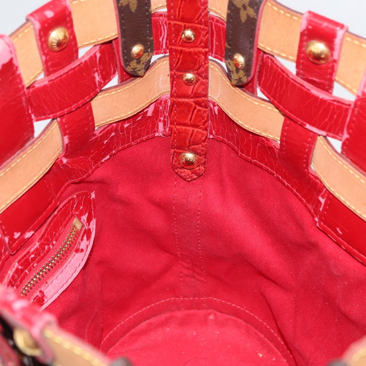 LOUIS VUITTON Monogram Ruby Neo bucket Tote Bag M95613 LV Auth 149145