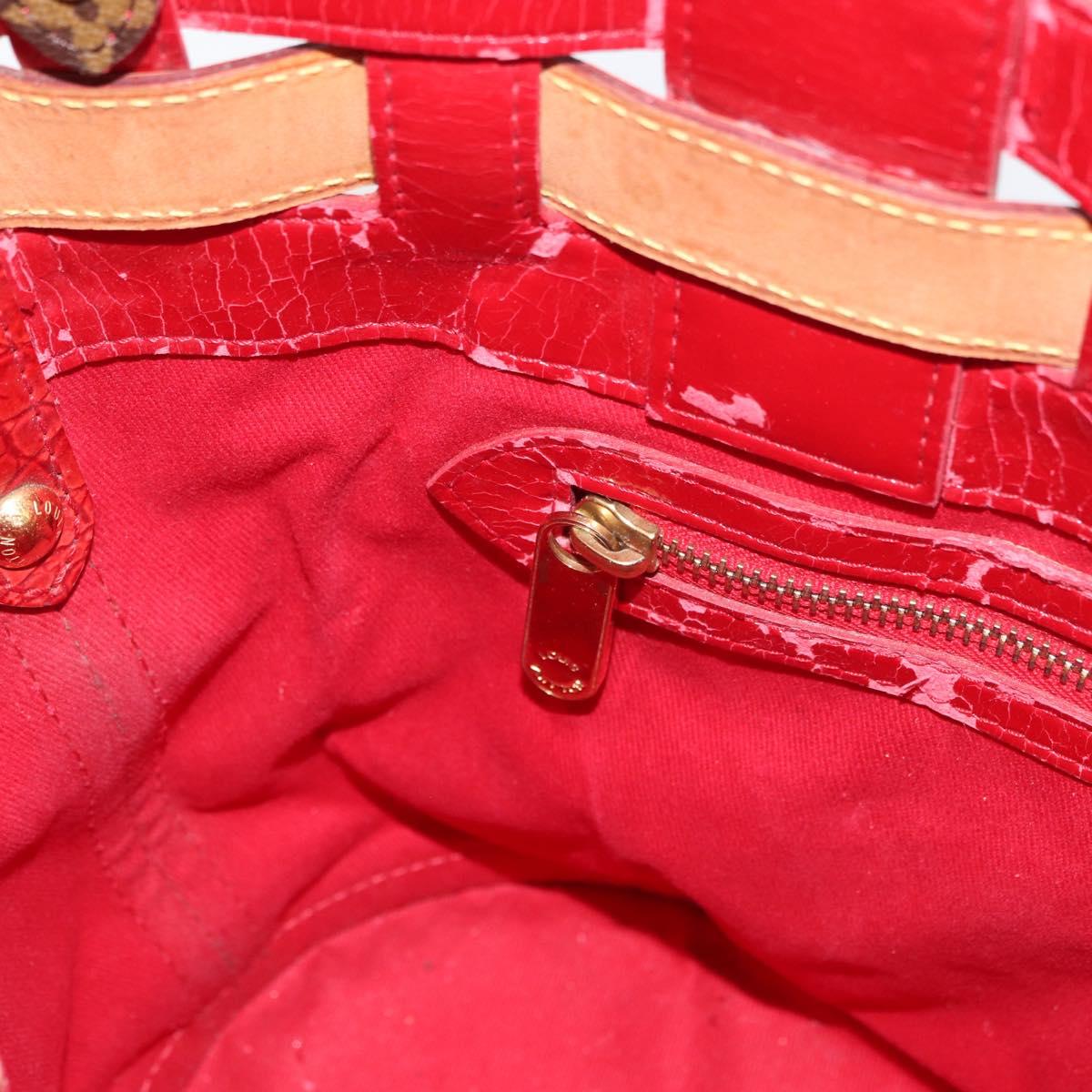 LOUIS VUITTON Monogram Ruby Neo bucket Tote Bag M95613 LV Auth 149145