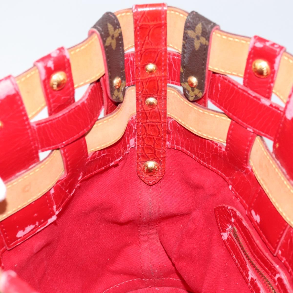 LOUIS VUITTON Monogram Ruby Neo bucket Tote Bag M95613 LV Auth 149145