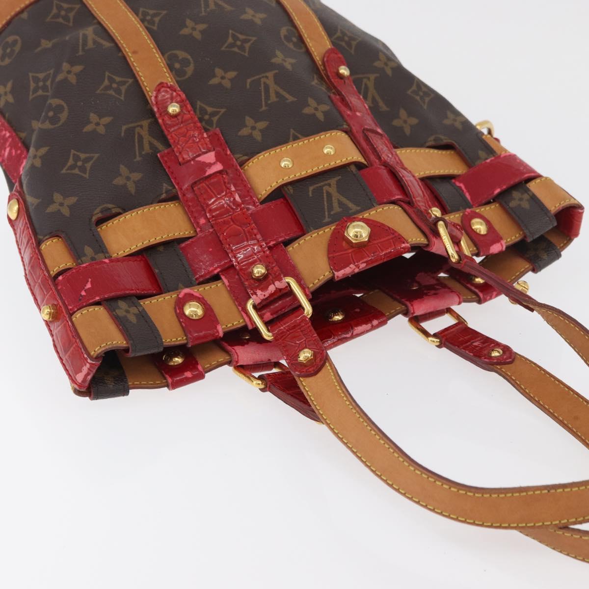 LOUIS VUITTON Monogram Ruby Neo bucket Tote Bag M95613 LV Auth 149145
