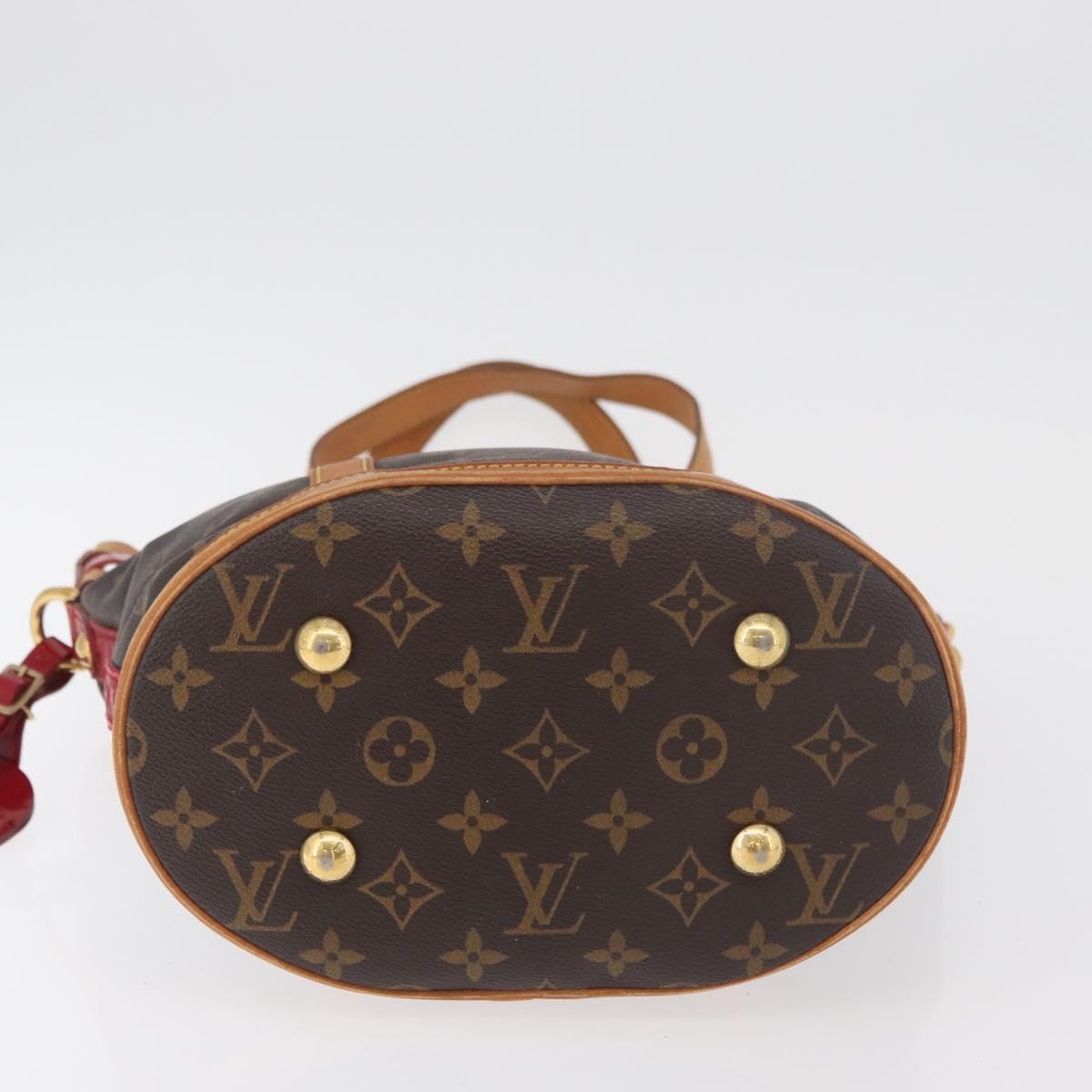 LOUIS VUITTON Monogram Ruby Neo bucket Tote Bag M95613 LV Auth 149145